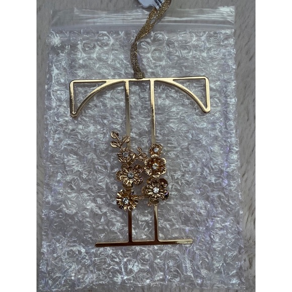 Anthropologie Floral Monogram Ornament - Picture 14 of 16